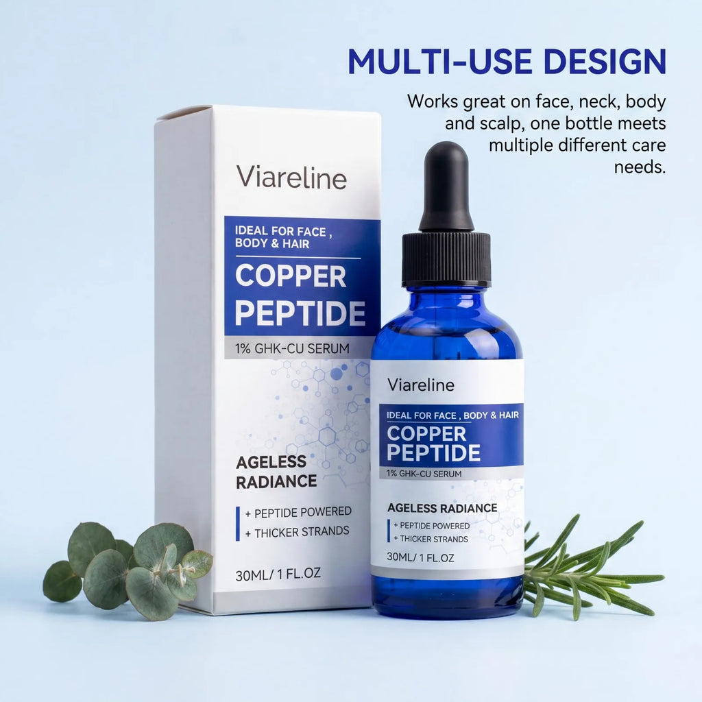 Copper Peptide Serum 1% GHK-Cu Face Body Scalp – 30ml Copper Peptide Serum Axl
