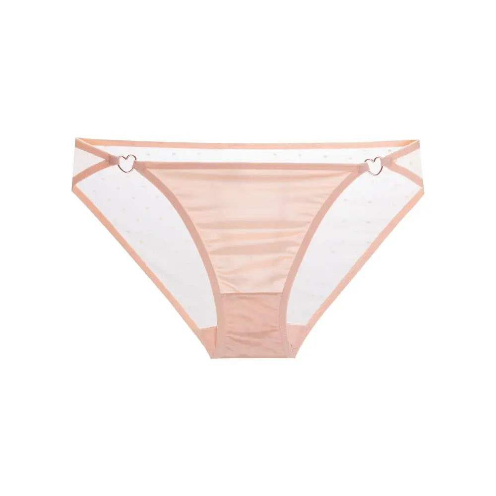 Women's Cotton Lace Briefs – Breathable Dot Print Panties Women's Briefs Axl