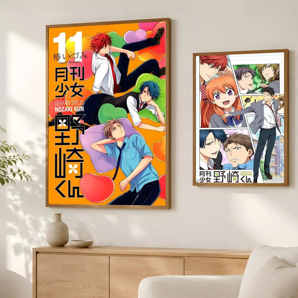 Monthly Girls' Nozaki-kun HD Self-Stick Anime Wall Poster Anime Wall Poster Axl