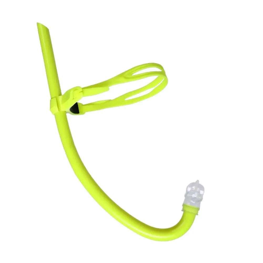 Silicone Front Swim Training Snorkel – Adjustable Fit Ages 7+ Swim Training Snorkel Axl yellow