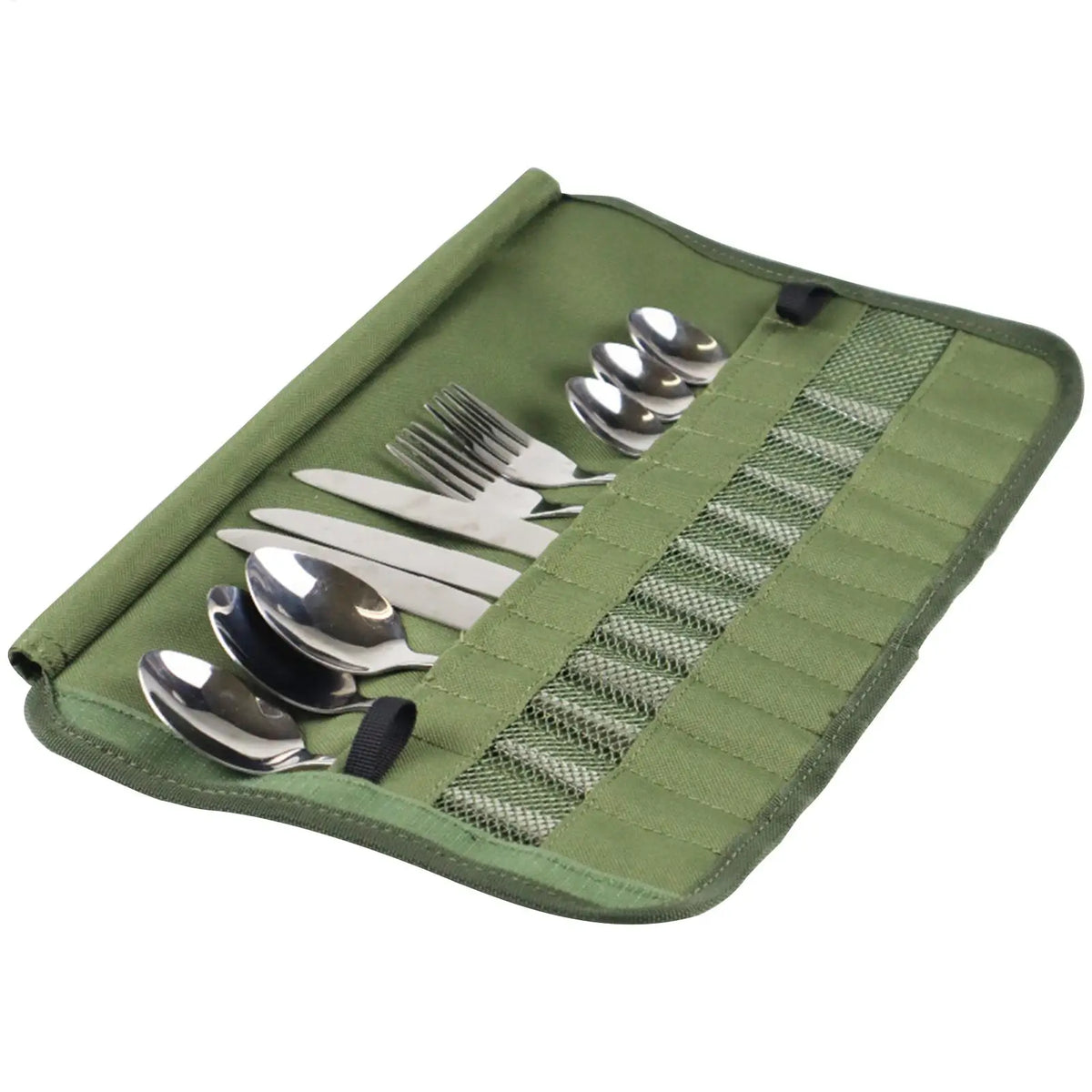 Outdoor Cutlery Roll-Up Bag – 13-Pocket Travel Pouch Cutlery Roll Bag Axl