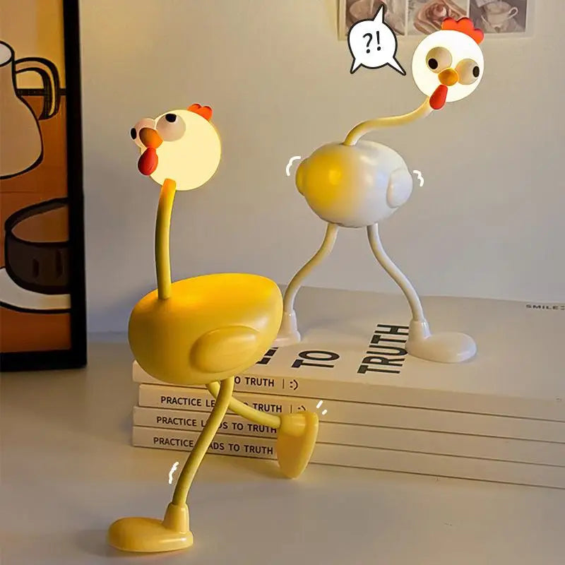 Cartoon Chicken Night Light – Cute Kids Bedside Lamp for Nursery Kids Night Light Axl