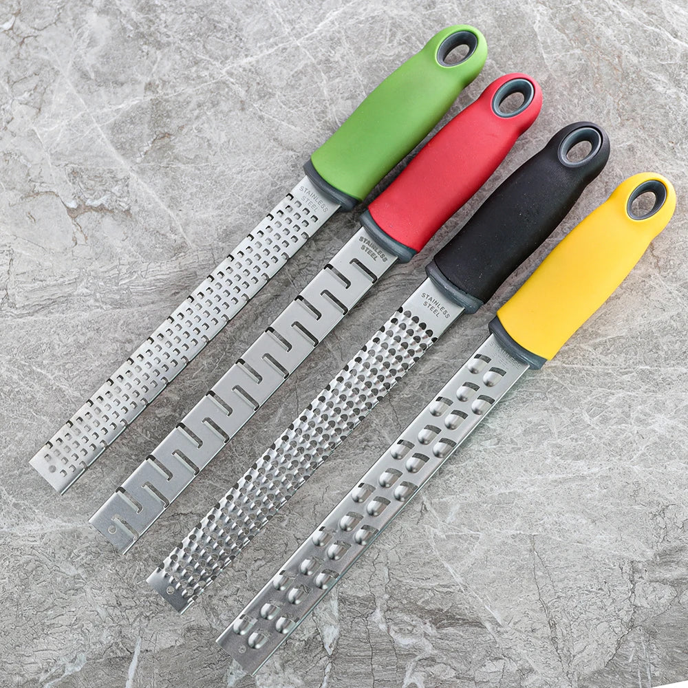 Leeseph Lemon Zester & Cheese Grater – Stainless Steel Tool Zester Grater Axl