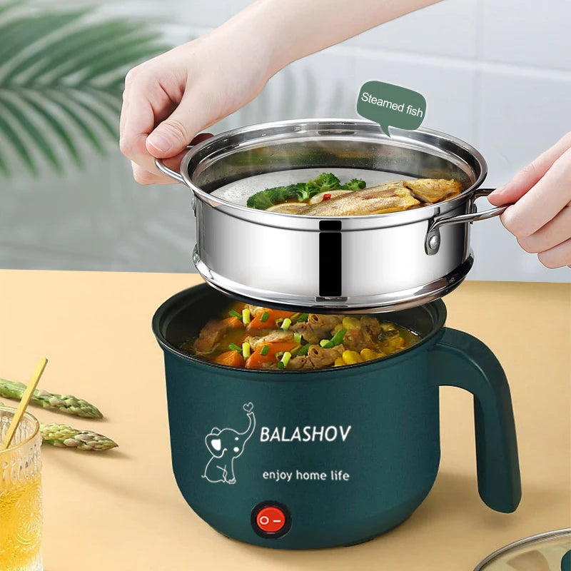 BALASHOV 1.8L Mini Electric Rice Cooker – Non-Stick Multifunction Electric Rice Cooker Axl