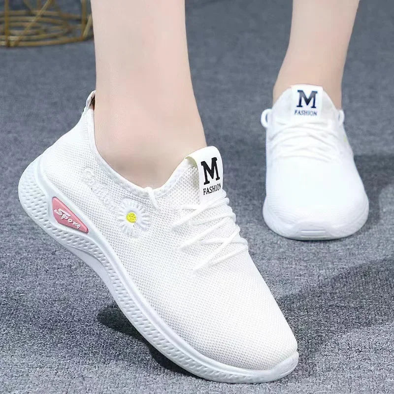 Women's Vulcanized Sneakers – Breathable Walking & Training Shoes Women's Sneakers Axl WHITE 39