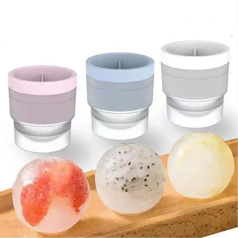 Ice Hockey Shape Ice Cube Mold – Food Grade PP, Reusable Ice Cube Mold Axl