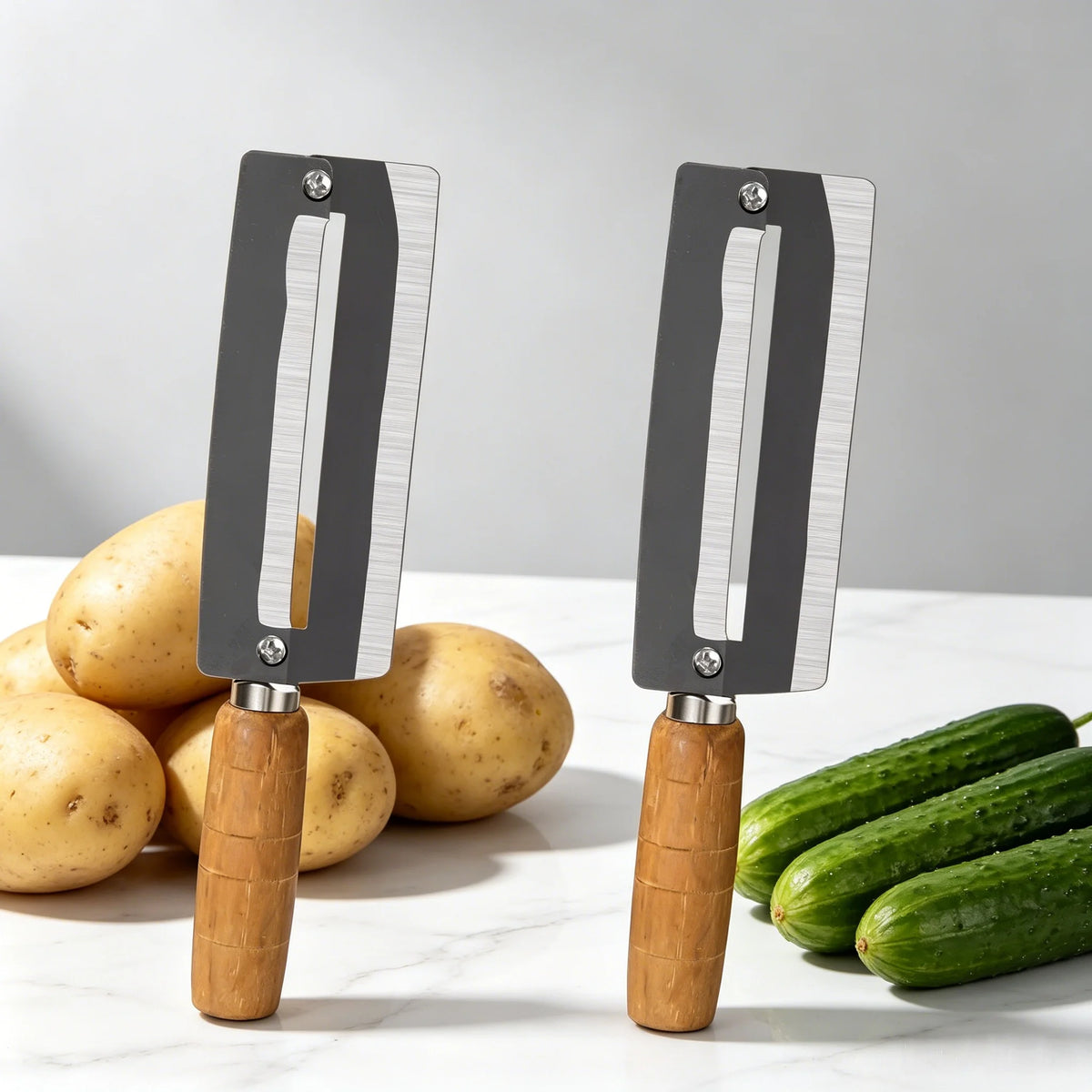 5-Piece Stainless Steel Vegetable Fruit Peeler Set | Kitchen Kitchen Peeler Set Axl Peeler-2PCS