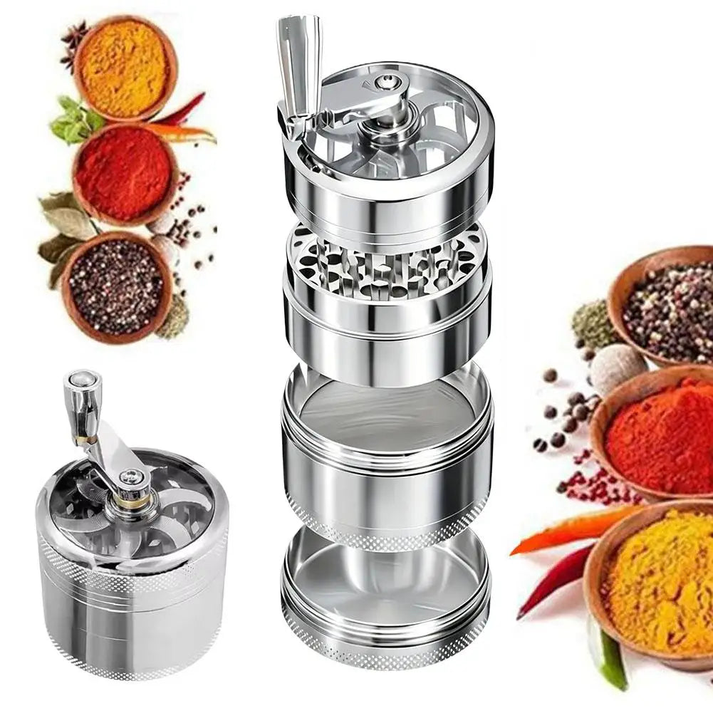 40mm Hand Crank Spice Grinder – Manual Mill for Nutmeg & Salt Manual Spice Grinder Axl