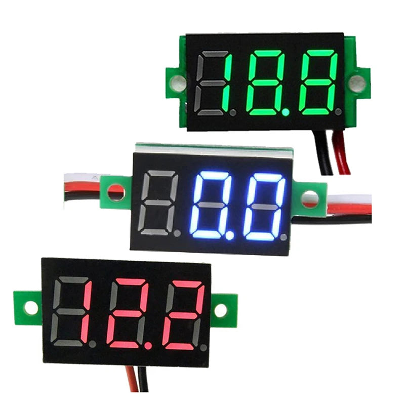 Mini LED Digital Voltmeter DC 4.5V–30V Panel Voltage Meter Digital Voltmeter Axl