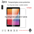 2-Pack HD Tempered Glass Screen Protector for iPad 7th–12th Gen Tablet Screen Protector Axl for ipad6th 9.7