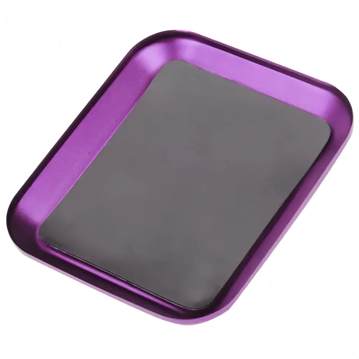 Magnetic Screw Tray – Aluminum Alloy Parts Organizer Disk Magnetic Parts Tray Axl PURPLE