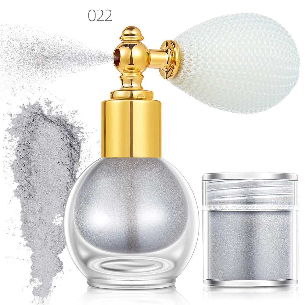 Vegan Pearl Glitter Highlighter Spray – Face & Body Makeup Glitter Highlighter Spray Axl