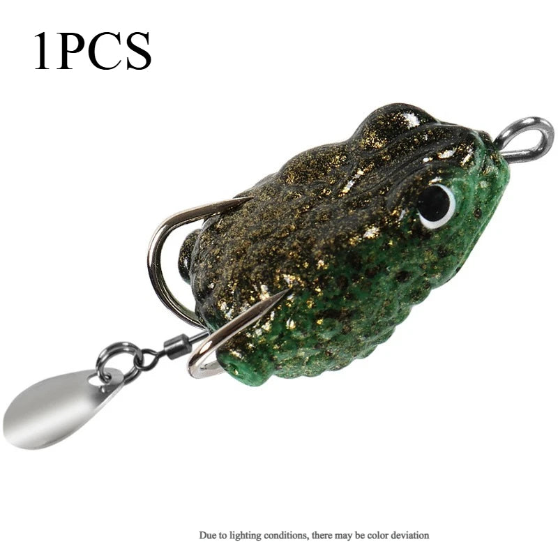 Mini Bullfrog Soft Frog Fishing Lure 2.5cm 3g | Thai Style Bait Soft Fishing Lure Axl 09-1PCS