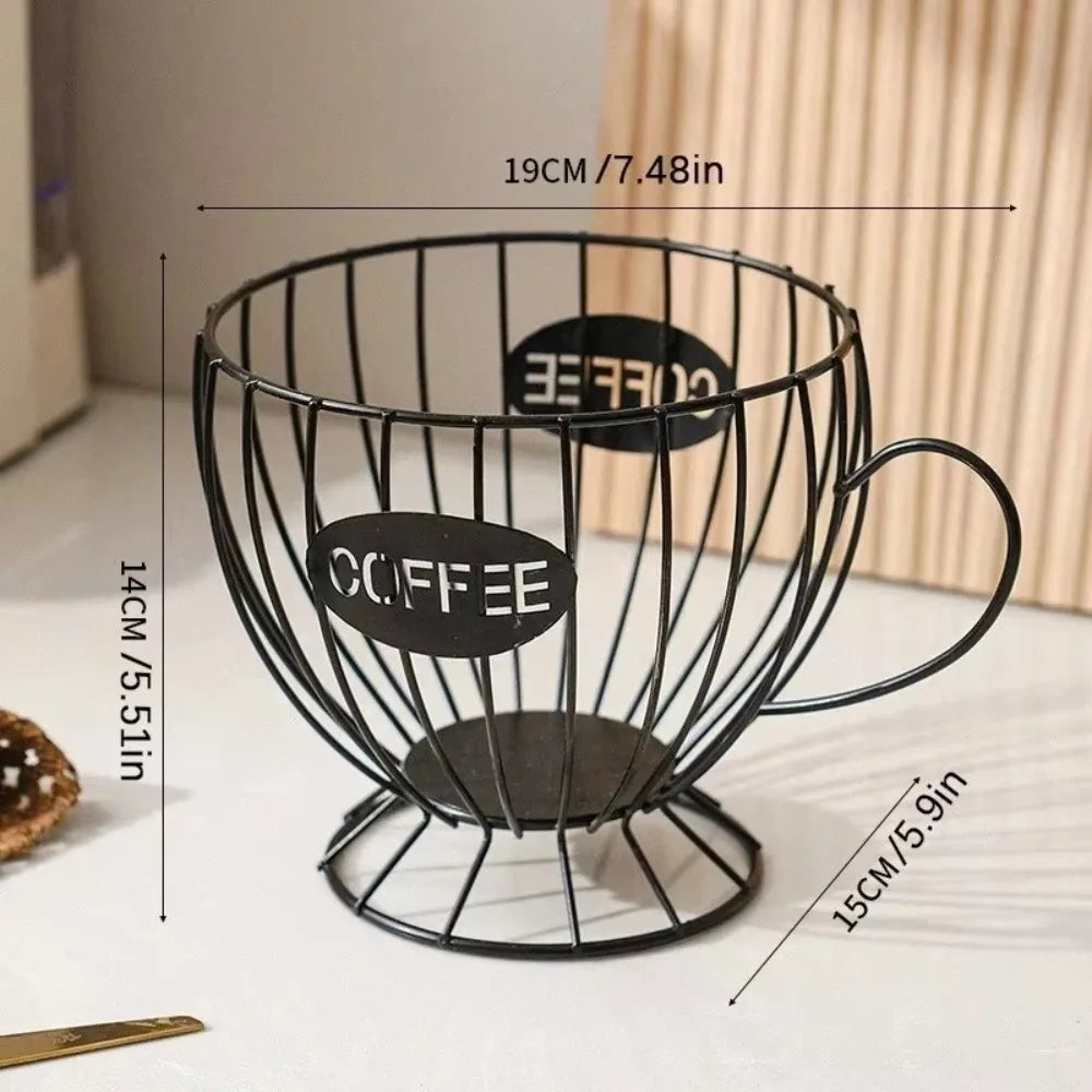 Large Capacity Coffee Pod Holder & Capsule Organizer Coffee Pod Organizer Axl Black