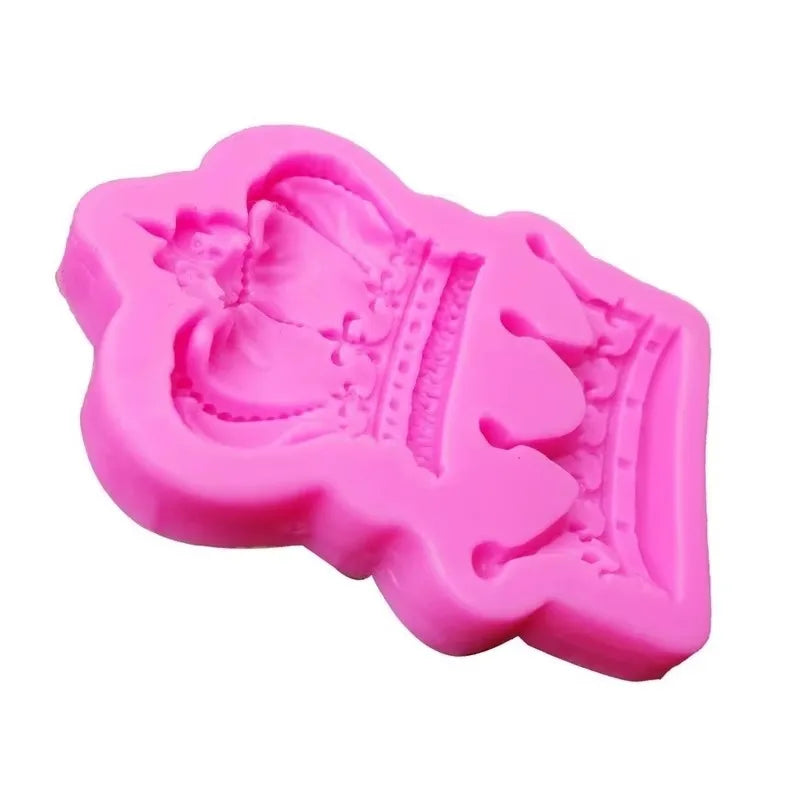 3D Crown Princess Silicone Mold – Fondant, Candy & Resin Silicone Baking Mold Axl