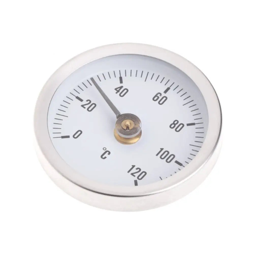 63mm Clip-On Bimetal Pipe Thermometer 0–120°C Dial Gauge Pipe Thermometer Axl