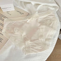 Women's Ice Silk Seamless Briefs – Lace Bow Cotton Crotch Panties Women's Briefs Axl Skin Color L 1pc