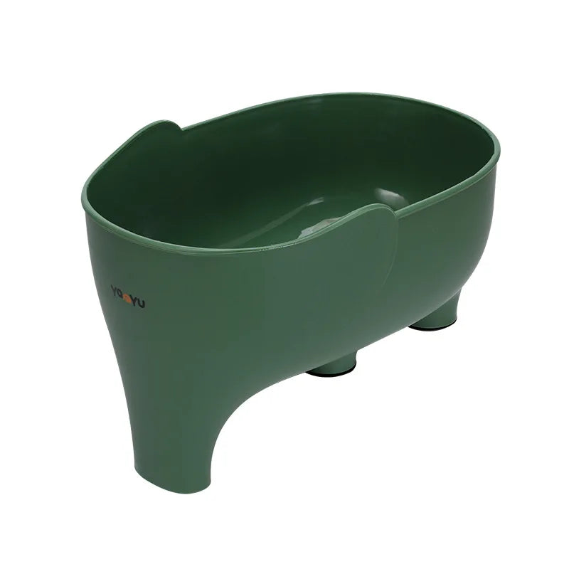 Elephant Drain Basket – Kitchen Fruit & Vegetable Colander Kitchen Colander Axl Green