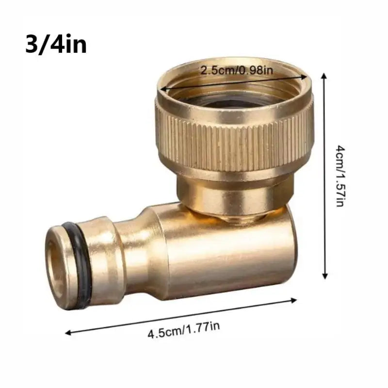 Brass Hose Swivel Quick Connector – Universal Anti-Leak Adapter Hose Quick Connector Axl A1