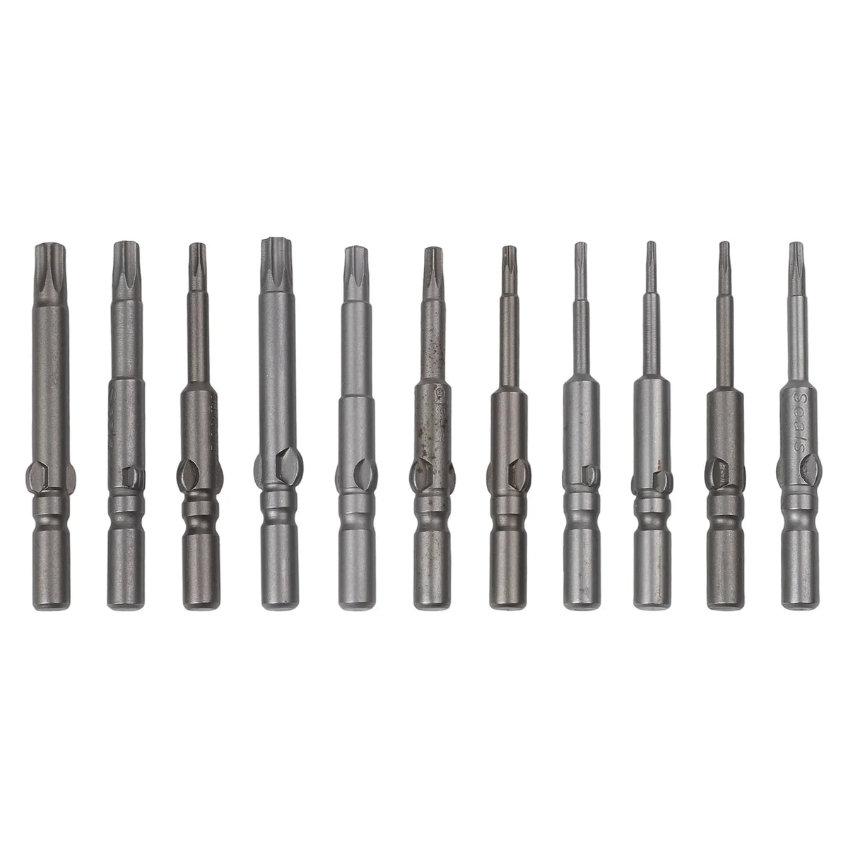 Torx Screwdriver Bit Set 6mm Round Shank | 6 or 11 Piece Screwdriver Bit Set Axl