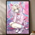Game Waifu Streamer Wall Art Poster – Self-Stick HD Decor Wall Art Poster Axl White05 60X90cmNoframe