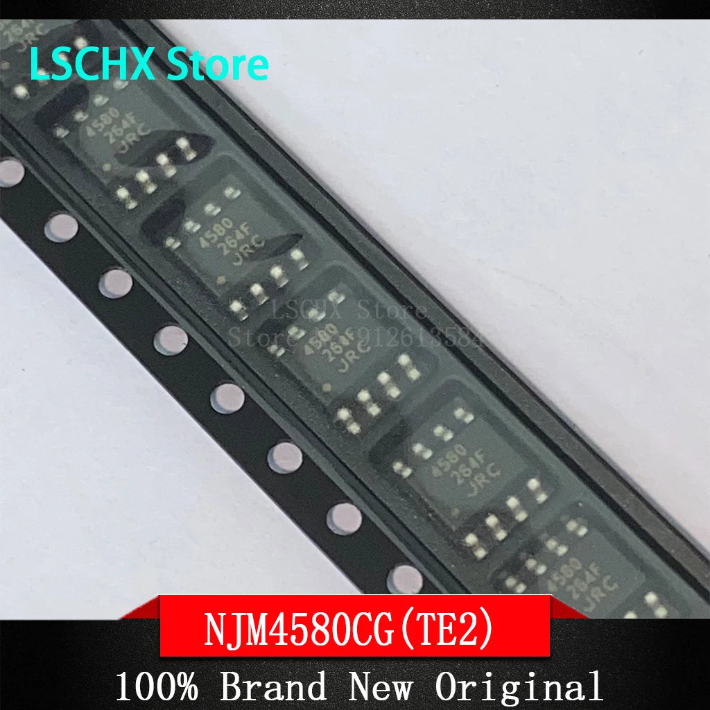 10pcs NJM4580 Dual Op-Amp Audio IC Chips – Multi-Package Pack Op-Amp IC Chip Axl NJM4580L