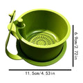 Sink Hanging Strainer Basket – Kitchen Food Waste Collector Sink Strainer Basket Axl Green