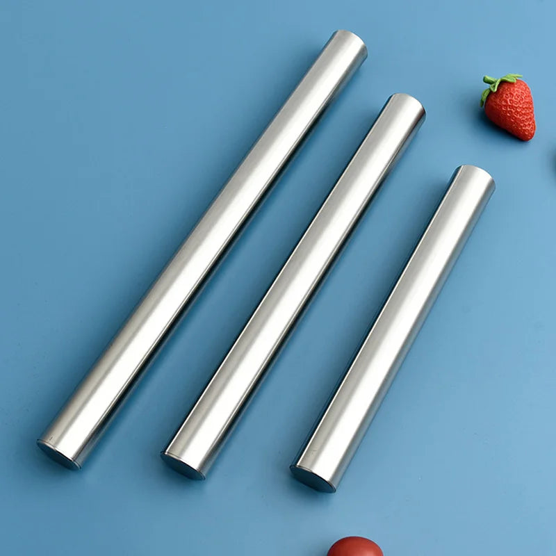 Stainless Steel Rolling Pin – Non-Stick Pastry & Pizza Roller Rolling Pin Axl
