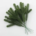 Artificial Snow Pine Branches 24pc – Christmas Wreath Decor Artificial Christmas Decor Axl Type A