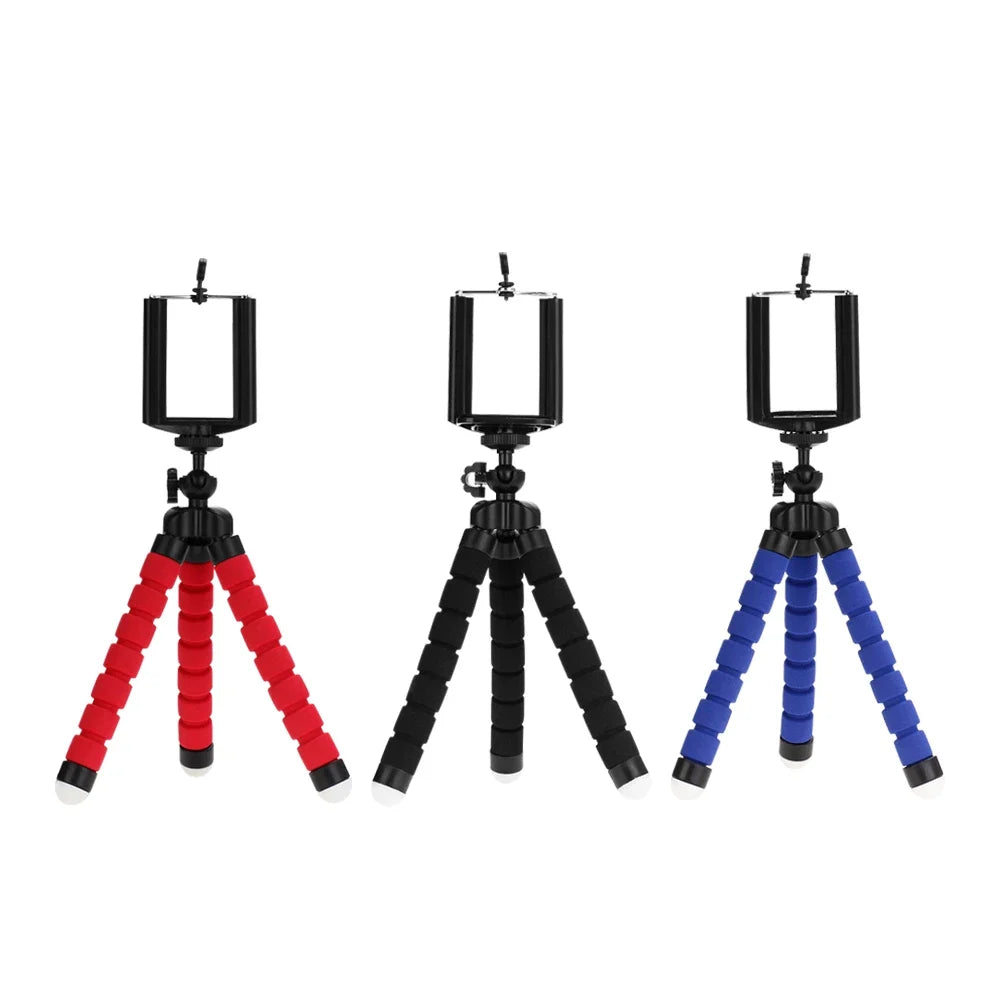 Octopus Mini Tripod & Monopod for Smartphone – Phone Clip Stand Phone Tripod Stand Axl