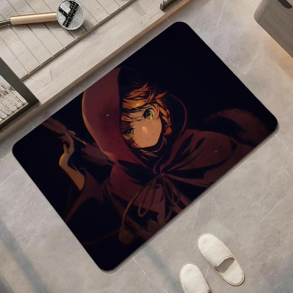 Anime The Promised Neverland Diatomite Bath Mat – Quick Dry Diatomite Bath Mat Axl
