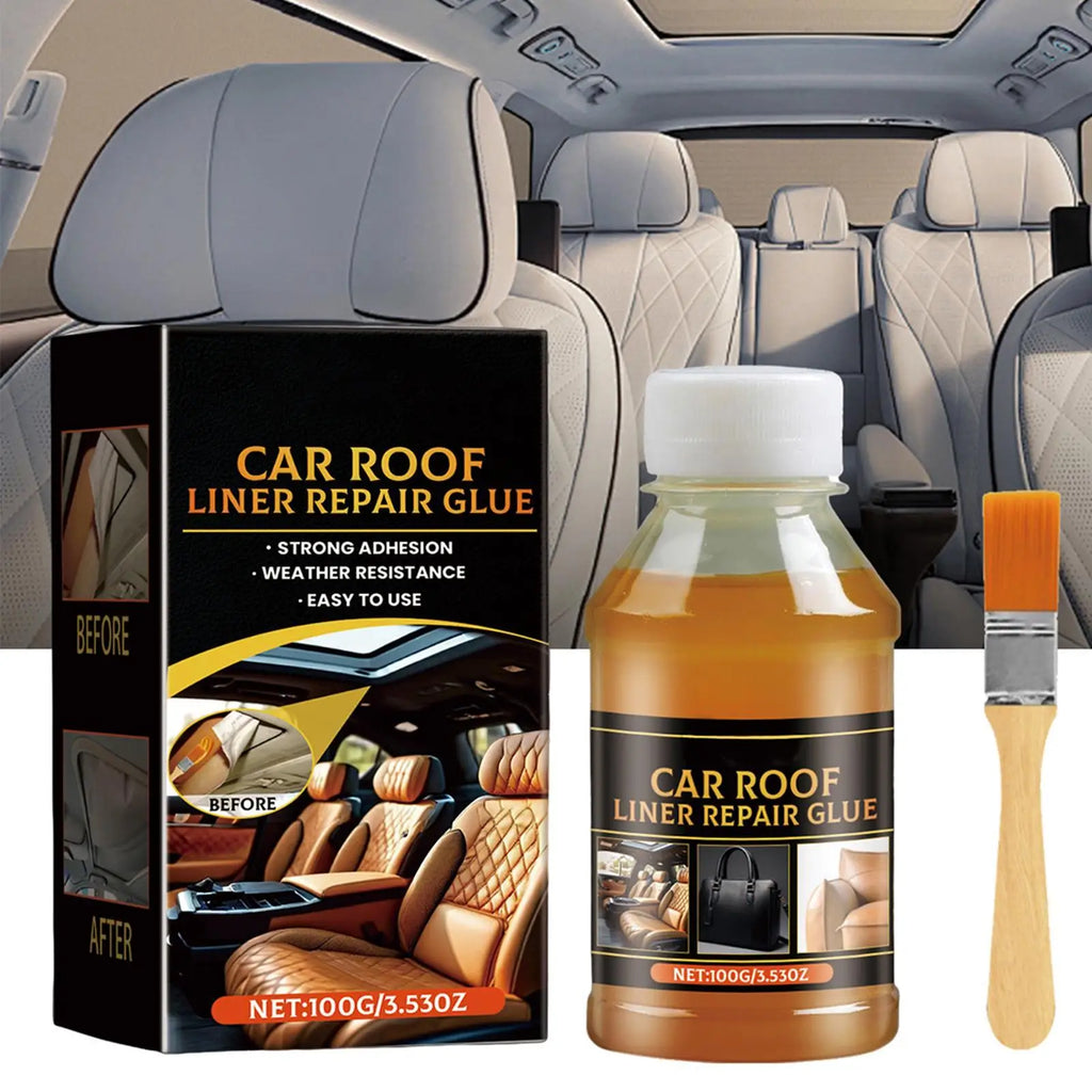 Car Roof Liner Repair Glue 100ml | Fabric & Leather Adhesive Automotive Adhesive Axl