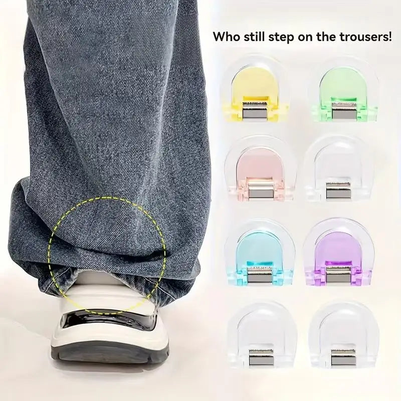No-Sew Hem Clips – Adjustable Pant Shortening Fix (1/6 Pcs) Hem Clips Axl