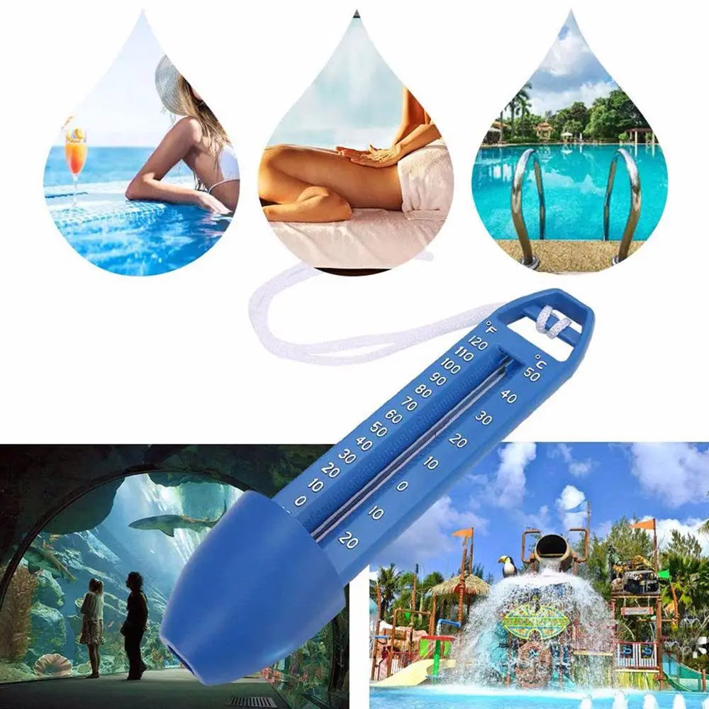 Floating Pool & Spa Thermometer – Easy Read 0–50°C Floating Pool Thermometer Axl