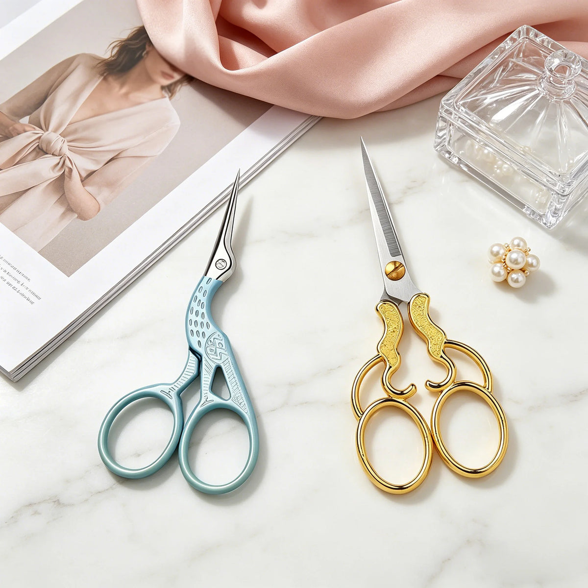 Vintage Tailor Scissors – Steel Craft & Sewing Shears 1/2 Pack Tailor Scissors Axl Scissors-2PCS