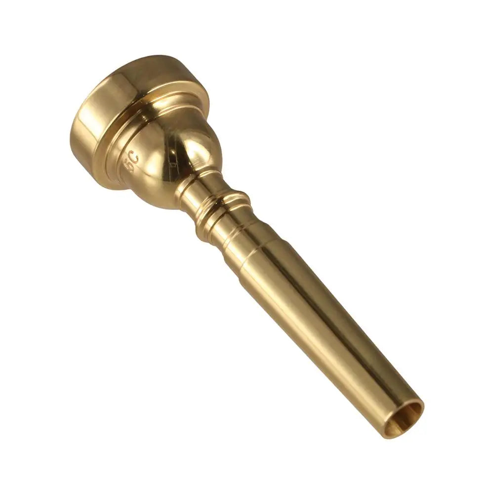 Brass Trumpet Mouthpiece 3C 5C 7C – Professional Replacement Trumpet Mouthpiece Axl Gold-5C