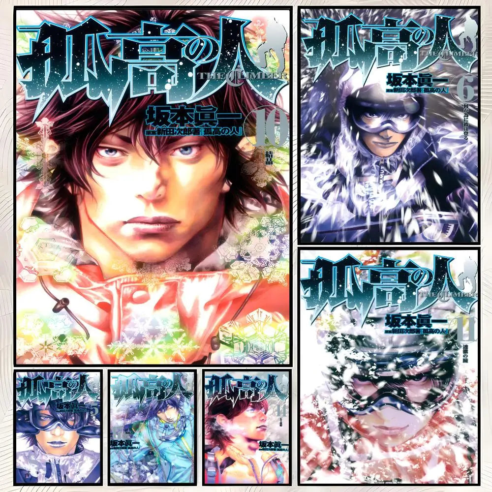 The Climber Manga Poster – Self-Stick HD Waterproof Wall Art Wall Art Poster Axl