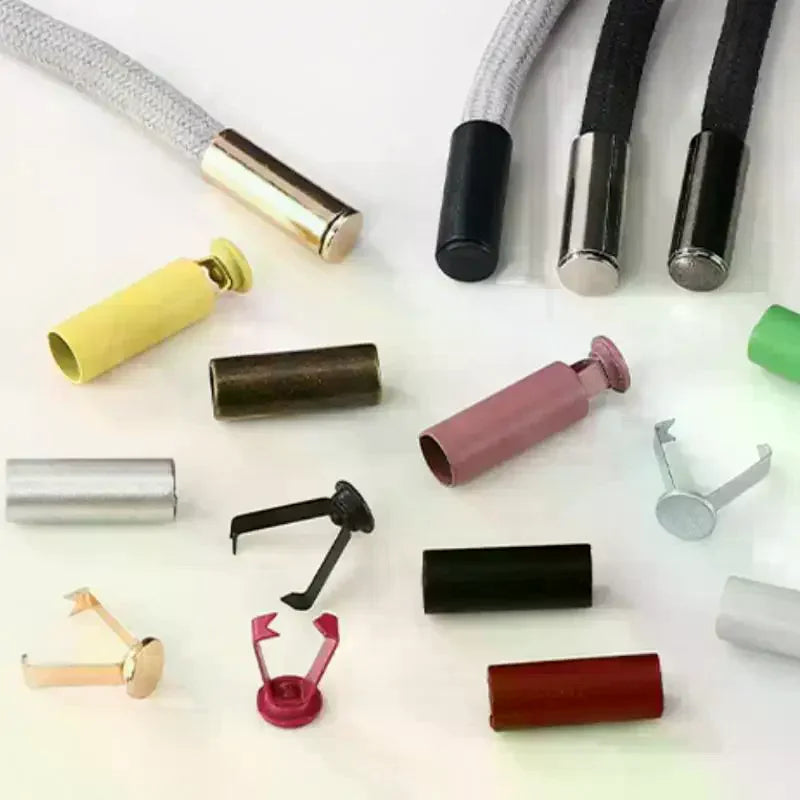 20 Pcs Metal Cord End Stoppers for Bags, Shoes & Lanyards Cord End Stoppers Axl