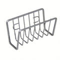 Kitchen Sink Suction Sponge Holder – Steel Sink Organizer Sink Sponge Holder Axl Silvery