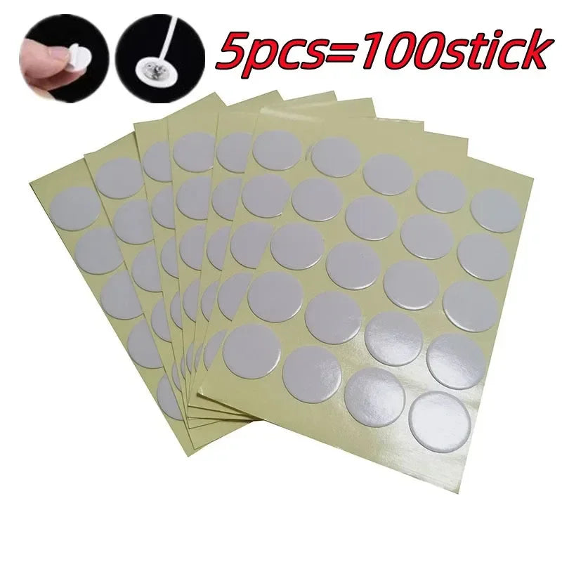 100pc Pure Cotton Candle Wicks – DIY Tealight & Floating Candles Candle Making Wicks Axl Candle sticker