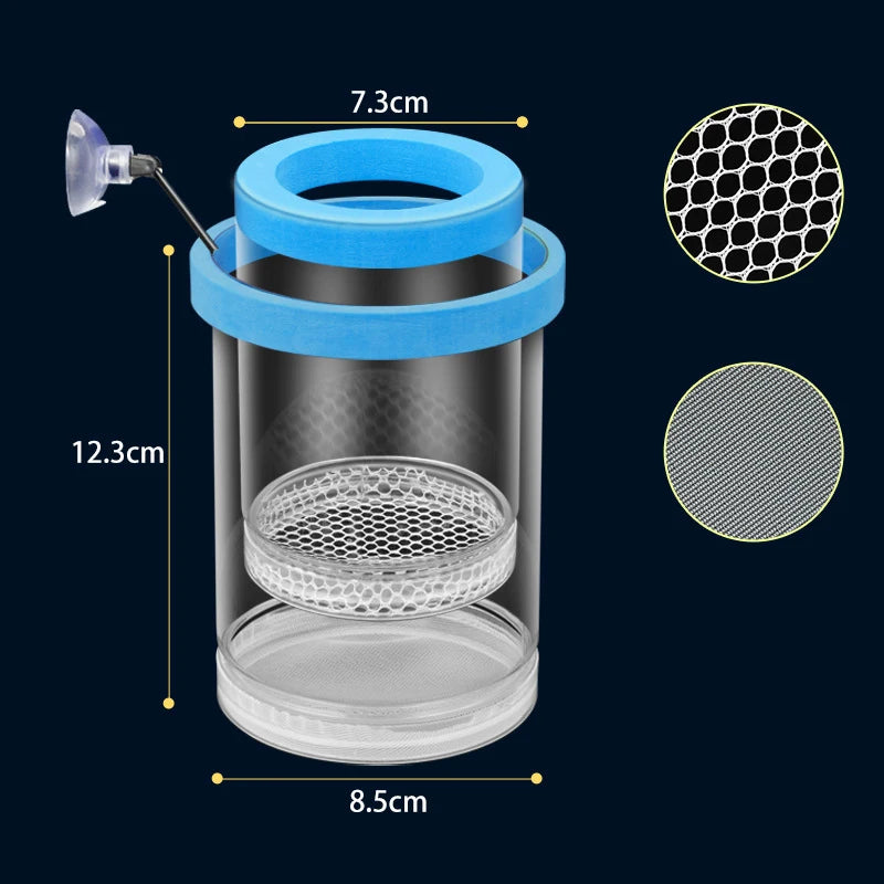 Floating Fish Breeding Box – Nursery for Guppy & Betta Fry Fish Breeding Box Axl blueS