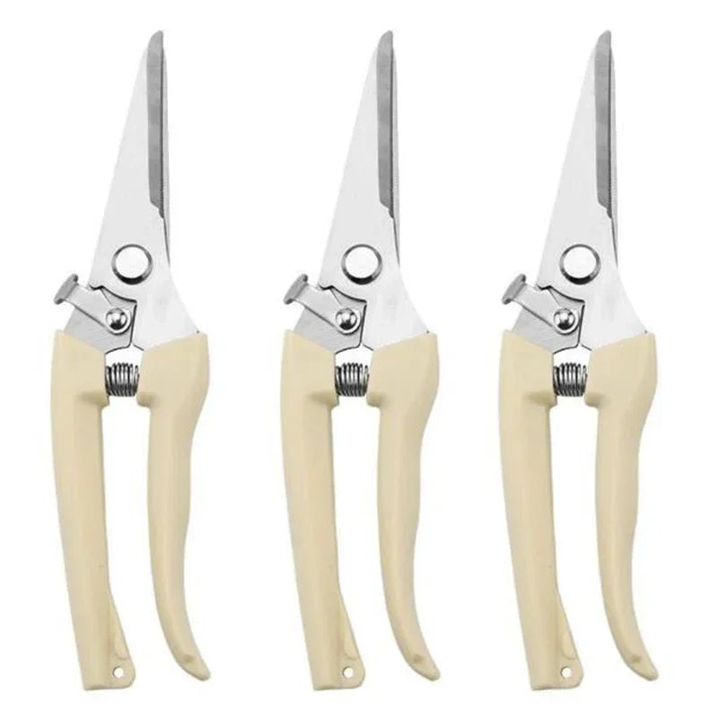 Stainless Steel Pruning Scissors – Flower, Garden & Grafting Pruning Scissors Axl Style A 3pcs