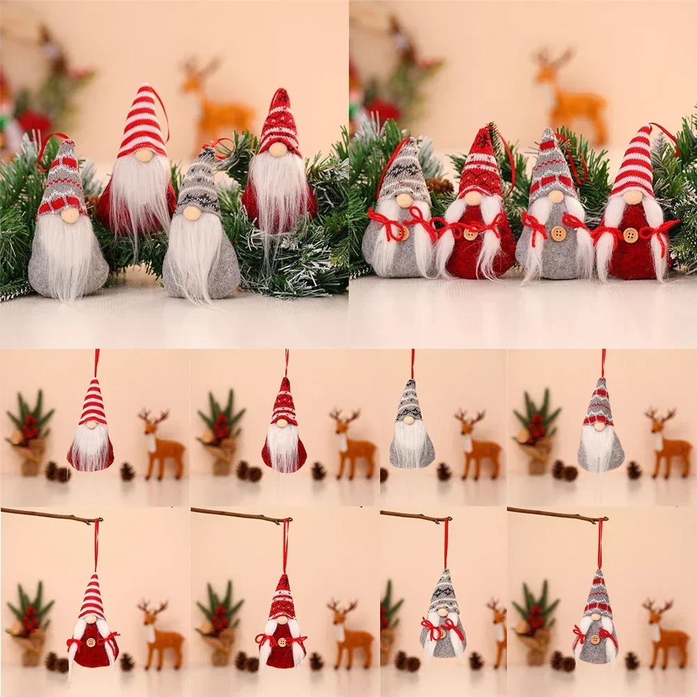 Santa Faceless Gnome Ornament | Christmas Tree & Wall Decor Christmas Gnome Ornament Axl