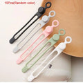 Silicone Cable Straps Reusable Cord Ties | 10/50 PCS Organizer Cable Cord Organizer Axl 10PCS