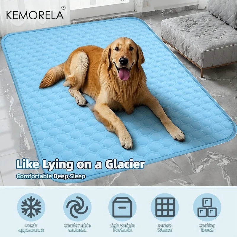 KEMORELA Pet Cooling Mat & Bed – 5 Sizes | Dogs & Cats Pet Cooling Mat Axl