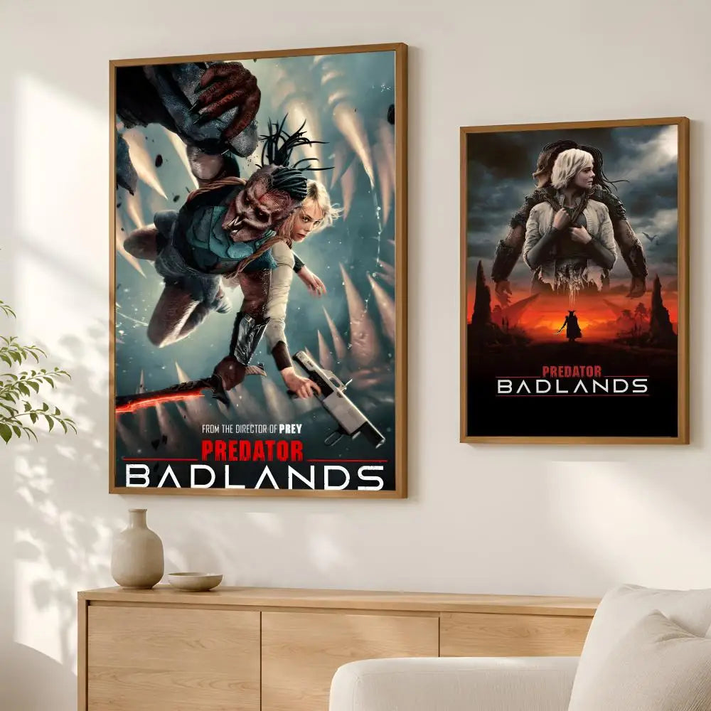 Predator Movie HD PVC Self-Stick Wall Poster – Waterproof Art Wall Art Poster Axl