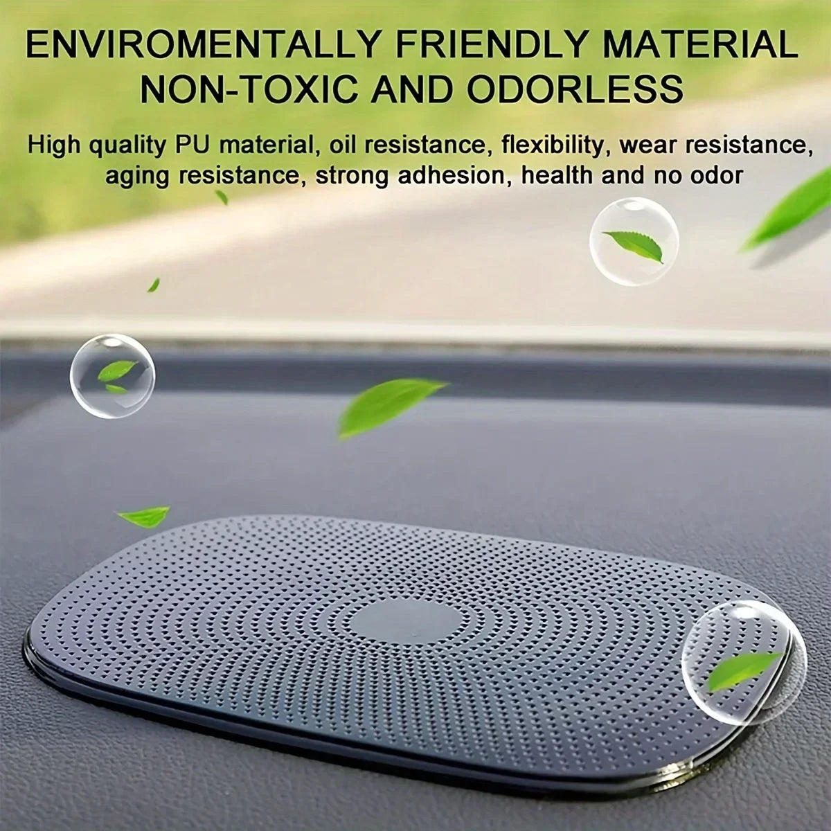 Car Dashboard Anti-Slip Sticky Pad – Silicone Phone Holder Dashboard Grip Pad Axl
