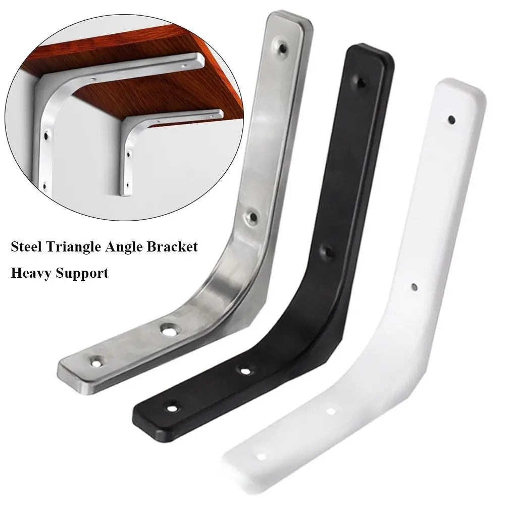 Steel Triangle Shelf Bracket – Wall Mounted Angle Support Shelf Bracket Axl