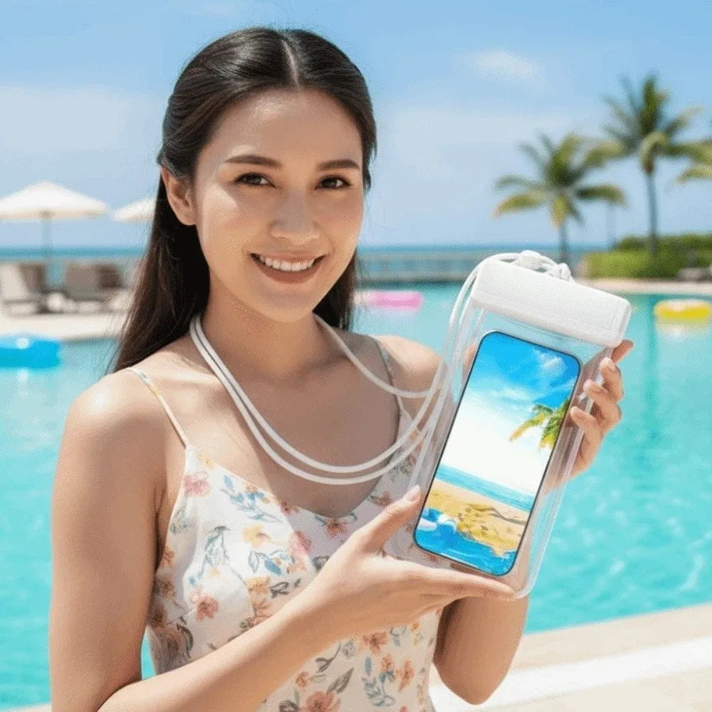 Waterproof Phone Pouch Crossbody Dry Bag – Fits Up to 7.2" Waterproof Phone Pouch Axl