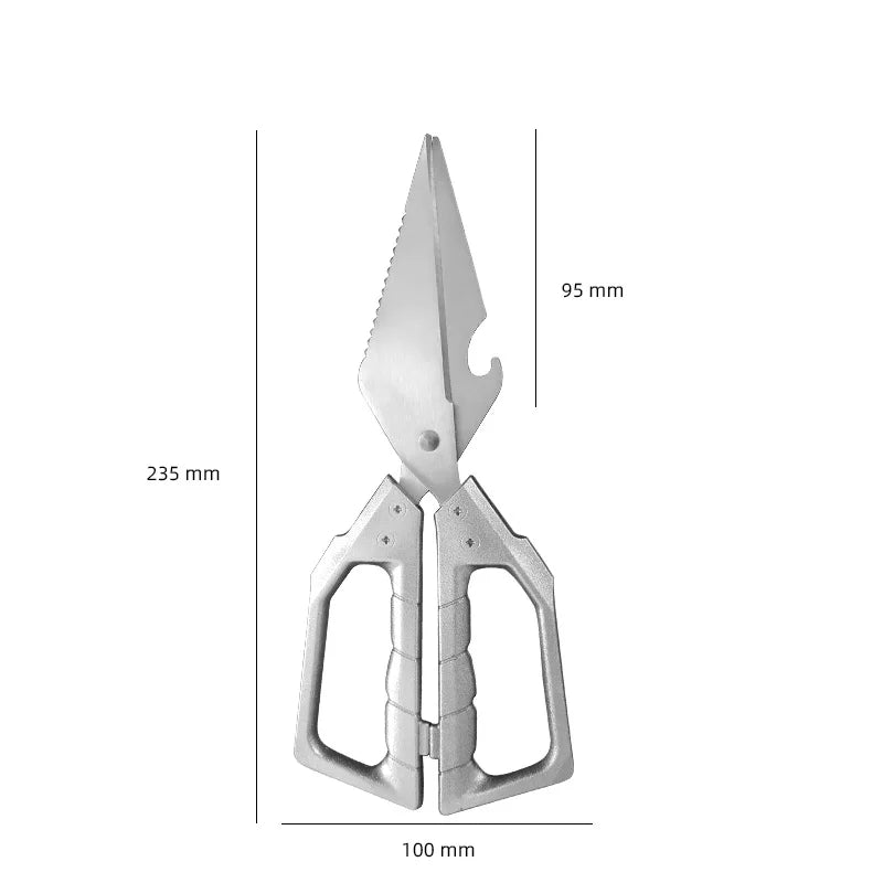 Multi-Purpose Kitchen Scissors – Sharp Stainless Steel Shears Kitchen Scissors Axl